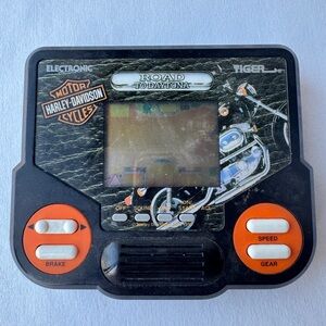 Vtg 1988 Tiger Electronics Harley Davidson Road To Daytona Handheld Game Tested